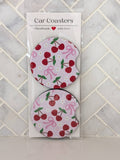Cherry Bow Car Coasters
