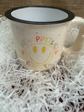 My Happy Place Cisco, Texas -  Smiley Custom Town Camper Mug