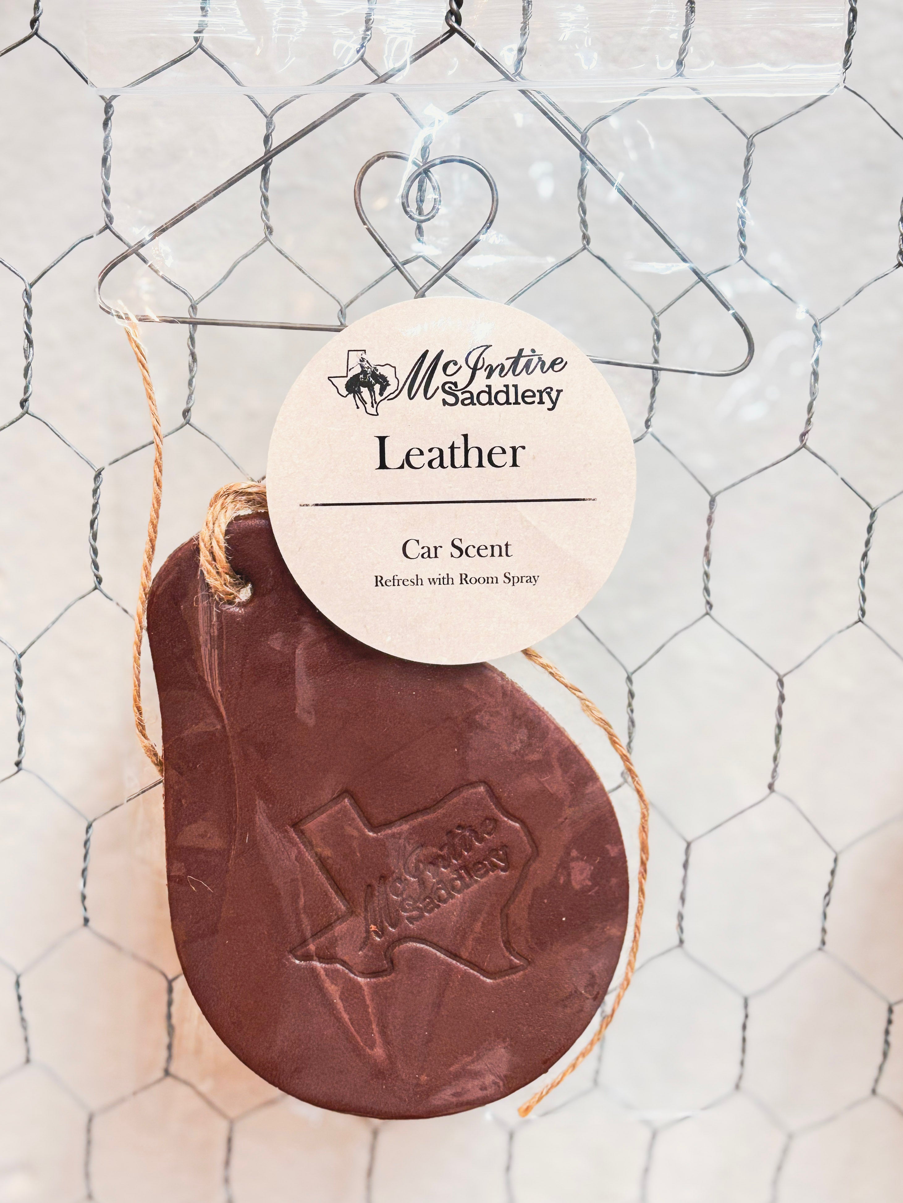 McIntire Saddlery Leather Car Scents
