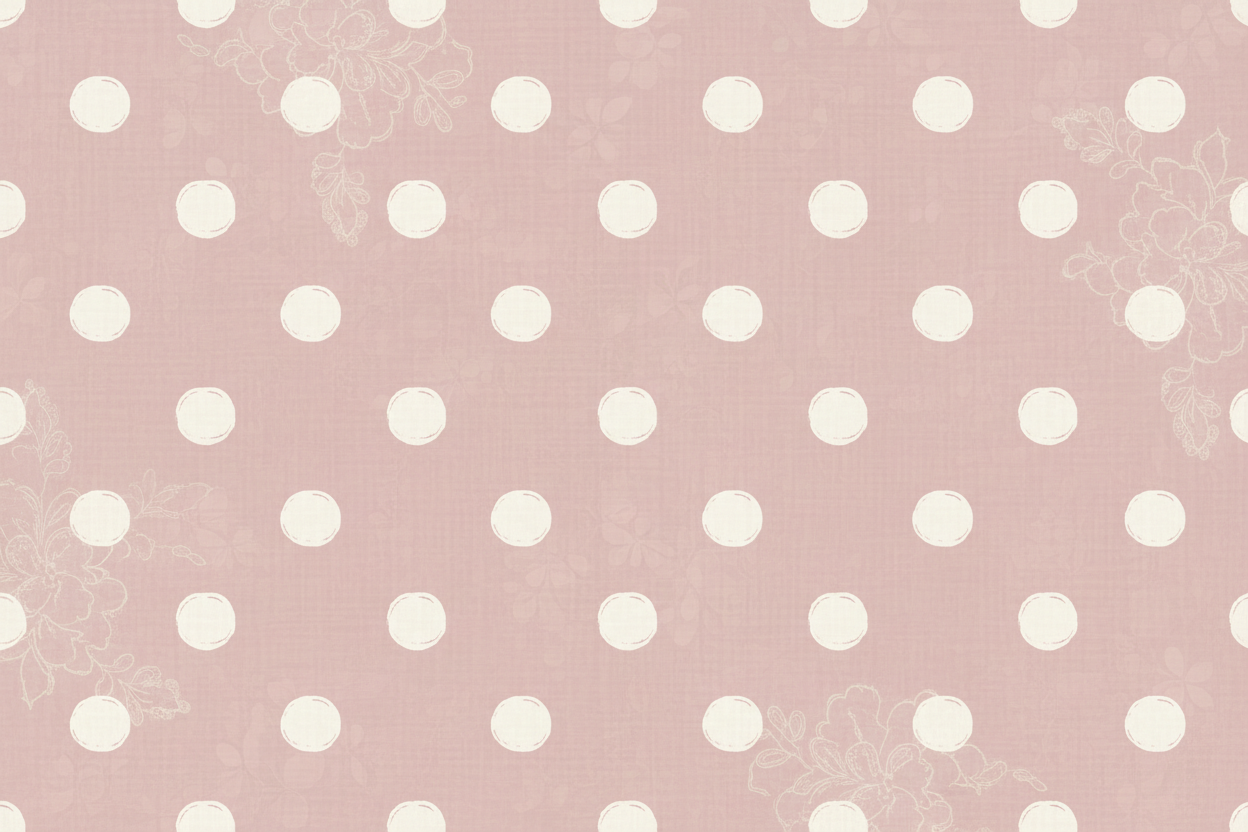Pink Polka Dot Background
